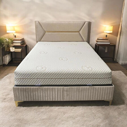 Naturel Fermuarlı Yatak Kılıfı, %100-150x200