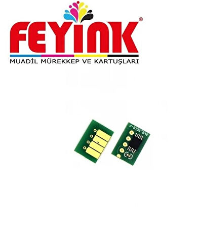 Feyink® Hp 70 Matt Black (MK) Çip Resetleyicili Z2100/Z5200/Z5400 Chip							