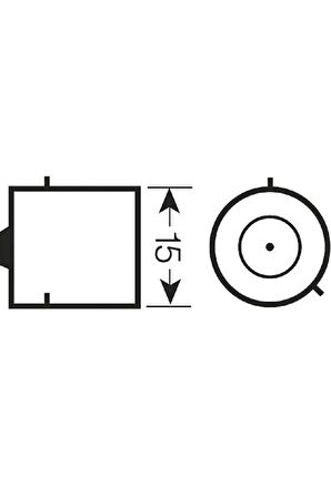12 Volt 21w Turuncu Sinyal Ampulu Bau15s 63217160791