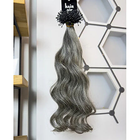 Hairpim Jakarta 0.6 Gr Röfle 50 Adet70 Cm Yeni Nesil Kaynak Saç Doğal Kırçıllı HP343