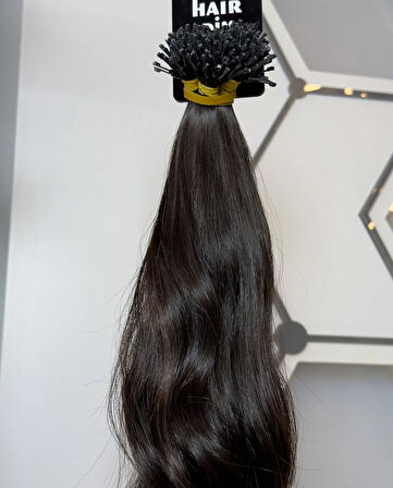 HairPim Professional (0.8 Gr) Doğal 50 Adet 70 Cm Yeni Nesil Kaynak Saç HP354
