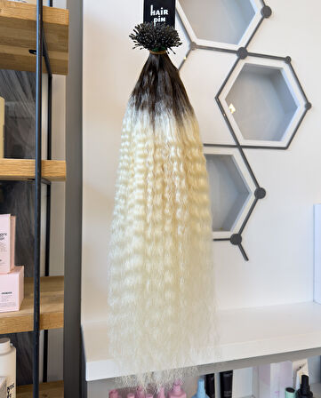 HairPim Perma Professional (0.8 Gr) 6 Ton Ombre 50 Adet 70 Cm Yeni Nesil Kaynak Saç HP357