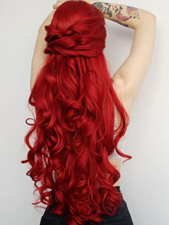 HairPim Professional (0.8 Gr) Kızıl 50 Adet 70 cm Yeni Nesil Kaynak Saç HP413