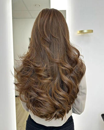 HairPim Wavy (0.8 Gr) Altın Karamel Kahve  50 Adet 70 Cm Yeni Nesil Kaynak Saç HP609