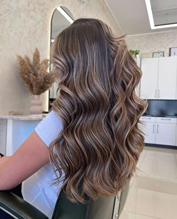 HairPim Wavy (0.8 Gr) Külllü Bej Balyaj 50 Adet 70 Cm Yeni Nesil Kaynak Saç HP610