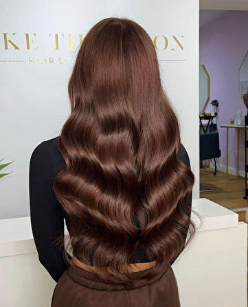 HairPim Jakarta (0.6 Gr) Kızıl Kestane 50 Adet 70 Cm Yeni Nesil Kaynak Saç HP619