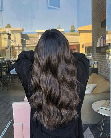 HairPim Professional (0.6 Gr) Yoğun Küllü Kahve 50 Adet 60 Cm Yeni Nesil Kaynak Saç HP632