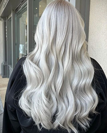 Hairpim Selection %100 İnsan Saçı (0.7 Gr) Buz Beyazı Platin 50 Adet 50 Cm HP637