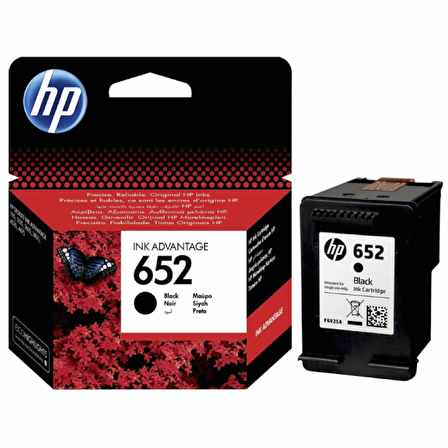 Hp 652-F6v25ae Orjinal Siyah Kartuşu