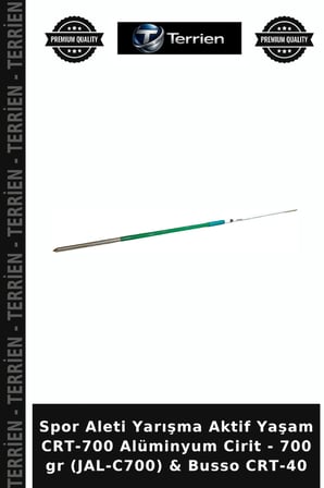 Spor Aleti Yarışma Aktif Yaşam CRT-700 Alüminyum Cirit - 700 gr (JAL-C700) & Busso CRT-40