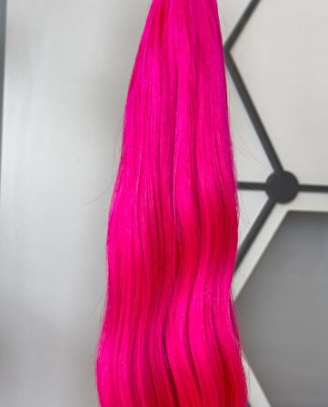 HairPim Rainbow (0.6 Gr) Pembe 50 Adet 70 Cm Yeni Nesil Kaynak Saç HP702