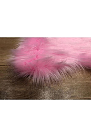 Kuzu Post  Üst Kalite Tüy Dökmez Yıkanabilir Yumuşak Dokulu Peluş Halı