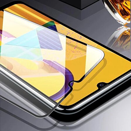 Samsung Galaxy M34 5G Ekran Koruyucu 6D Kırılmaz Cam Ultra Darbe Emici Etkin Koruma Ekranı Tam Kaplar