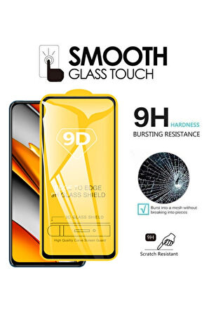 Tecno Spark 30 Pro Ekran Koruyucu 9D Kırılmaz Cam - Extra Darbe Koruma - Ekranı Tam Kaplar