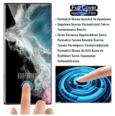 Honor 90 Kavisli Ekran Koruyucu Esnek Nano Hydrogel Film - Ultra Darbe Emici Etkin Koruma - Ekranı Tam Kaplar