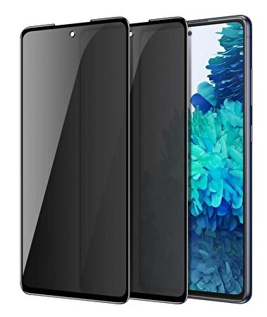 Xiaomi Poco X3 Pro Hayalet Ekran Koruyucu 6D Kırılmaz Cam Gizlilik Korumalı - Ekranı Tam Kaplar - Ultra Darbe Emici Etkin Koruma