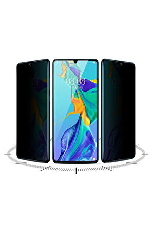 Vivo Y29 Hayalet Ekran Koruyucu 9D Kırılmaz Cam Gizlilik Korumalı - Extra Darbe Koruma - Ekranı Tam Kaplar