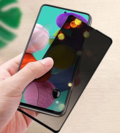 Redmi Note 13 5G Hayalet Ekran Koruyucu 9D Kırılmaz Cam Gizlilik Korumalı - Ekranı Tam Kaplar - Ultra Darbe Emici Etkin Koruma
