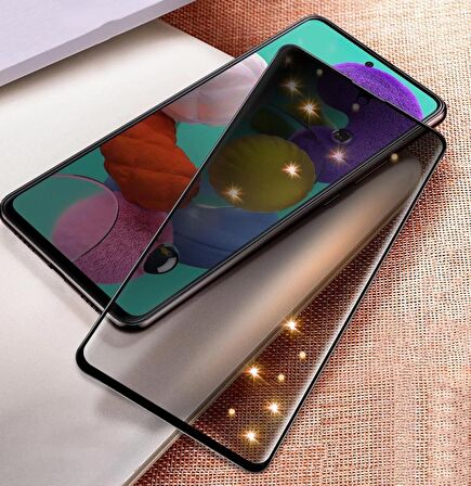 Samsung Galaxy A35 5G Hayalet Ekran Koruyucu 9D Kırılmaz Cam Gizlilik Korumalı - Ekranı Tam Kaplar - Ultra Darbe Emici Etkin Koruma