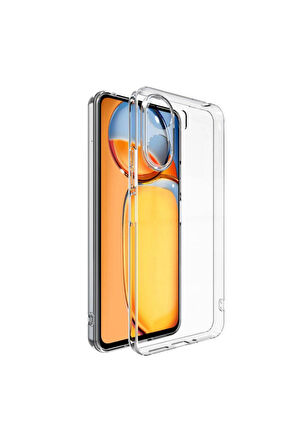 Redmi 13C 4G Uyumlu Şeffaf Silikon Kılıf - Kamera Korumalı Esnek Tam Koruma Kapak