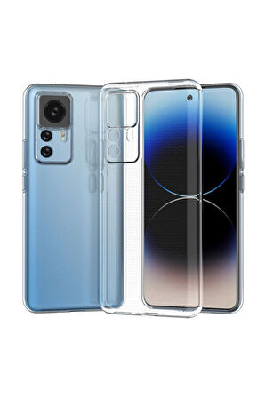 Redmi K50 Uyumlu Şeffaf Silikon Kılıf - Kamera Korumalı Esnek Tam Koruma Kapak