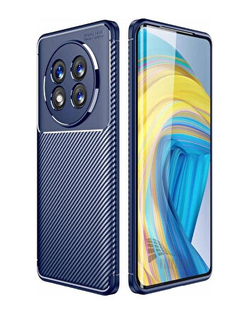 Honor Magic 7 Lite Uyumlu Silikon Kılıf Karbon Desenli Kamera Korumalı Darbe Emici Autofocus Kapak