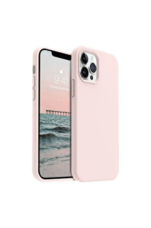 Apple iPhone 11 Pro Uyumlu Silikon Kılıf - Pastel Renk Tonu Esnek Tam Koruma Kapak-Pudra Pembe