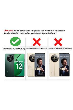 Realme 12 4G Uyumlu Silikon Kılıf - Kamera Korumalı Esnek Pastel Renk Kapak - Gri