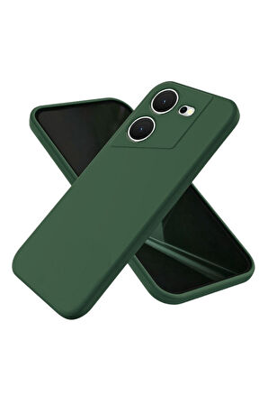 Tecno Pova 5 Uyumlu Silikon Kılıf - Kamera Korumalı Esnek Pastel Renk Kapak - Yeşil