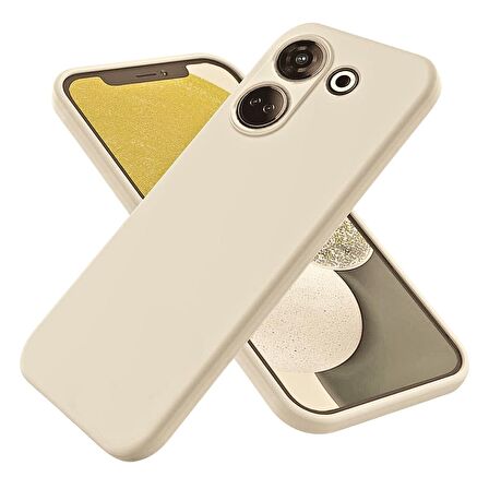 Tecno Camon 20 4G Kamera Korumalı Esnek Silikon Kılıf - Pastel Renk Tonu - Ultra Koruma