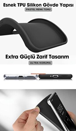 Infinix Hot 40 Pro Kamera Korumalı Esnek Silikon Kılıf - Pastel Renk Tonu - Ultra Koruma