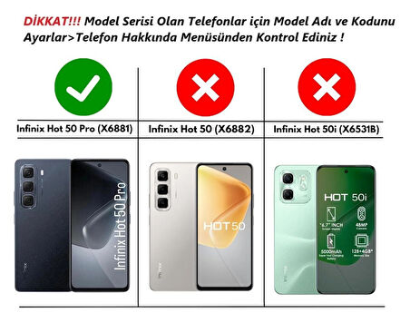 Infinix Hot 50 Pro 4G Uyumlu Şeffaf Silikon Kılıf - Kamera Korumalı Esnek Tam Koruma Kapak