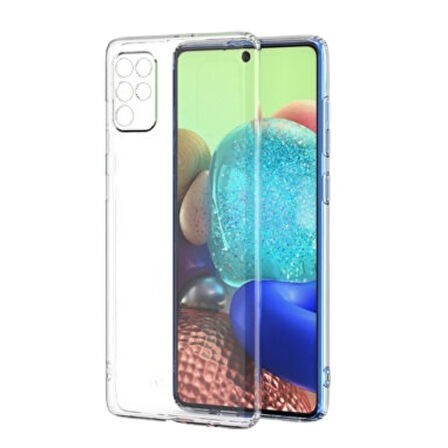 Samsung Galaxy S20 Plus Uyumlu Şeffaf Silikon Kılıf - Kamera Korumalı Esnek Tam Koruma Kapak