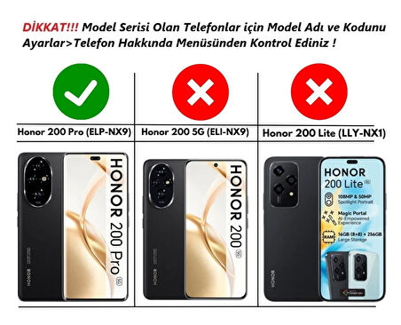 Honor 200 Pro Kılıf Darbe Emici Köşe Korumalı Kartlıklı Cüzdanlı Silikon Kapak - Şeffaf
