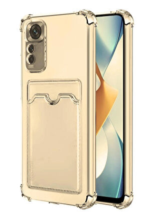 Xiaomi 12T Pro Kılıf Darbe Emici Köşe Korumalı Kartlıklı Cüzdanlı Silikon Kapak