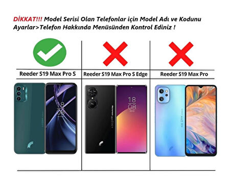Reeder S19 Max Pro S Uyumlu Silikon Kılıf - Kamera Korumalı Esnek Pastel Renk Kapak - Siyah