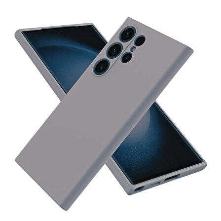 Samsung Galaxy S23 Ultra Uyumlu Silikon Kılıf - Pastel Renk Tonu Esnek Tam Koruma Kapak 