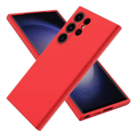 Samsung Galaxy S24 Ultra Uyumlu Silikon Kılıf - Pastel Renk Tonu Esnek Tam Koruma Kapak 