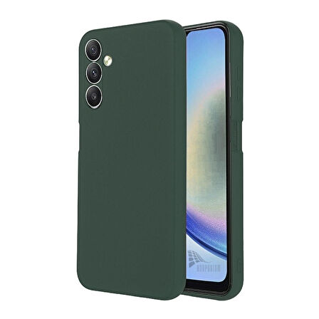 Samsung Galaxy M34 5G Uyumlu Silikon Kılıf - Kamera Korumalı Esnek Pastel Renk Kapak - Yeşil