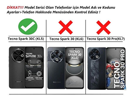 Tecno Spark 30C Uyumlu Silikon Kılıf - Kamera Korumalı Esnek Pastel Renk Kapak - Gri