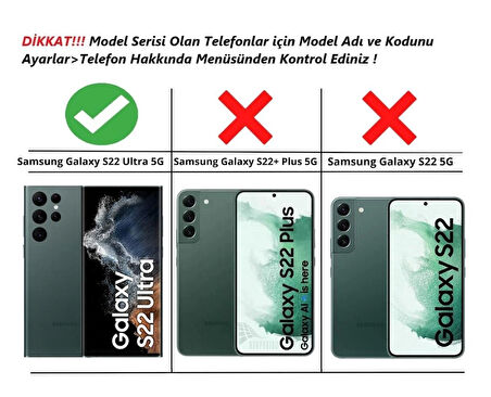 Samsung Galaxy S22 Ultra Uyumlu Kılıf Yüzüklü Standlı Extra Darbe Koruma Sert Silikon Kapak - Yeşil