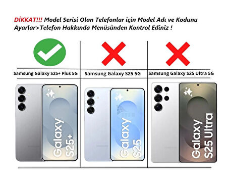 Samsung Galaxy S25 Plus Uyumlu Kılıf Yüzüklü Standlı Extra Darbe Koruma Sert Silikon Kapak - Siyah