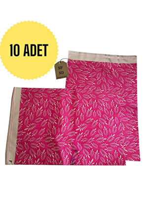 10 ADET METALİZE HEDİYE POŞETİ KENDİNDEN YAPIŞKANLI FUŞYA(PEMBE) 30x45
