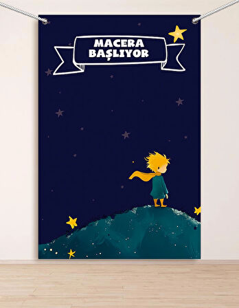 Macera Başlıyor Hatıra Fotoğraf Panosu Branda 100x150