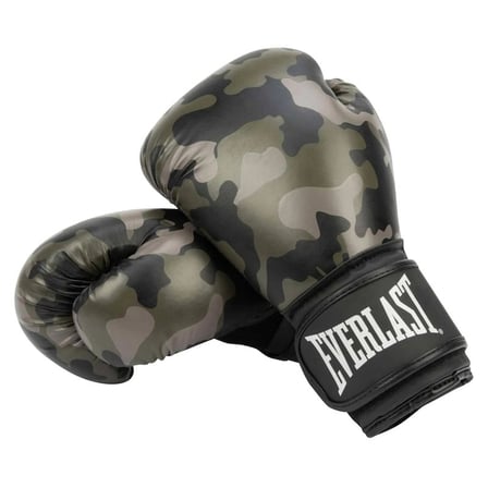 Premium Kuvvet Aktif Fitnes Everlast Black Gold/Grey Camo Gloves 14 Oz 919580-70-14OZ