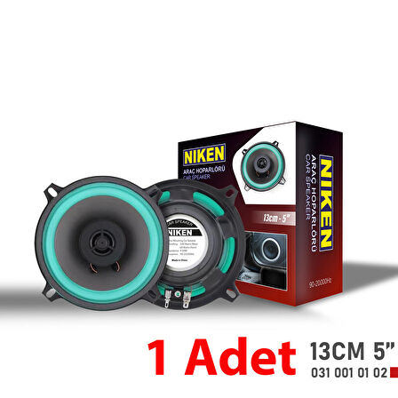 Niken Araç Hoparlörü 13Cm 5 İnç / 1 Adet