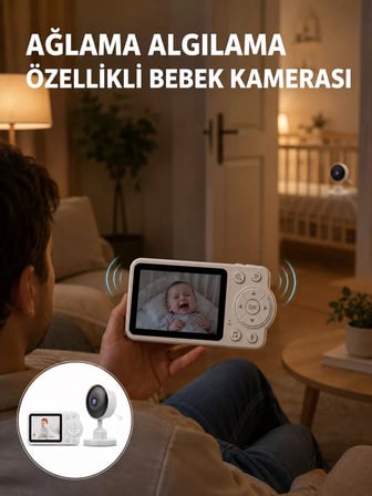 WiFi Gerektirmeyen Dijital Şifrelemeli Bebek Monitörü Yeni Nesil