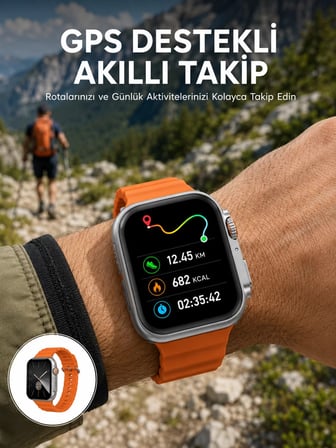 Yeni Nesil Çağrı Cevaplayabilen 47 MM Titreşimli Çok Fonksiyonlu Akıllı Saat Yeni Nesil