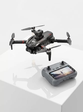 Canlı Görüntü Aktarımlı Çift Kameralı Uzaktan Kumandalı Drone