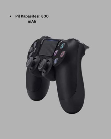 PS4 Uyumlu Kablosuz Oyun Kolu – Gerçekçi Titreşimli Geri Bildirim Yeni Nesil